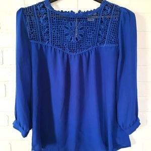 Cobalt Blue Blouse